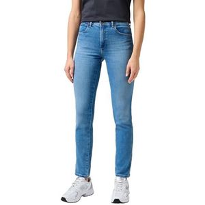 Wrangler Slim Jeans voor dames, Wit, 32W x 34L