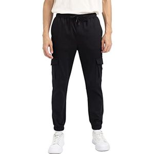 DeFacto Joggingbroek voor heren, sportbroek voor heren, zwart, 28W x 30L