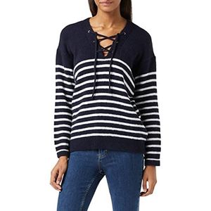 Naf Naf Croissy ML Damestrui, marineblauw/ecru, XS