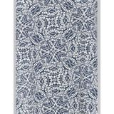 Only - Thea Dress Aop - Korte Jurk - Blauw - Ruches - Korte Mouwen