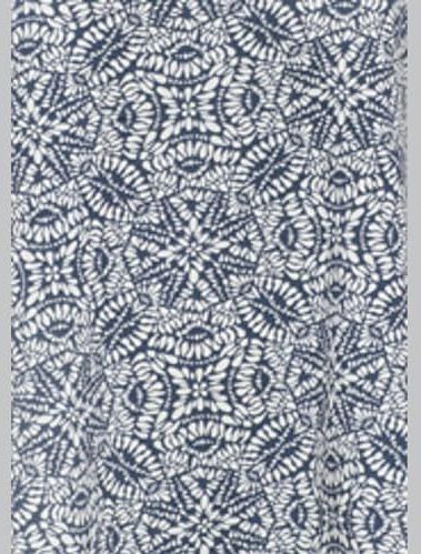 Only - Thea Dress Aop - Korte Jurk - Blauw - Ruches - Korte Mouwen