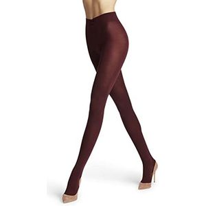 FALKE Dames Panty Softmerino W TI Wol Katoen eenkleurig 1 Stuk, Rood (Barolo 8596), 44-46