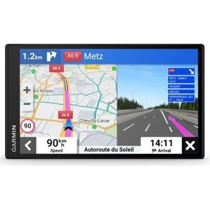 GARMIN DriveSmart 76, Live Traffic, Navigatiesysteem Auto, Live Verkeers- en Kaartupdates via Smartphone, Europa