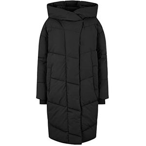 Noisy may Nmnew Tally L/S Long Jacket Noos gewatteerde jas voor dames, zwart, L