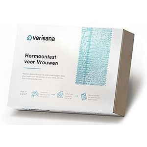 Hormoontest voor Vrouwen | Hormoonprofiel Vrouw met Cortisol, DHEA, Estradiol, Testosteron en Progesteron Test | Chemische Laboratoriumanalyse | Geschikt voor PMS en Menopauze | Verisana