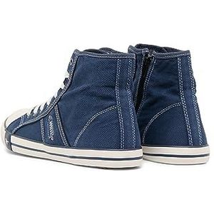 MUSTANG 4058504 Herensneakers, Blauw 841 jeansblauw, 45 EU