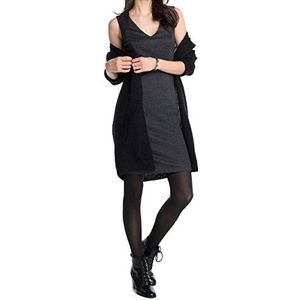 ESPRIT Dames etui-jurk met stretchaandeel, grijs (Graphite Grey Melange 059), 42 NL