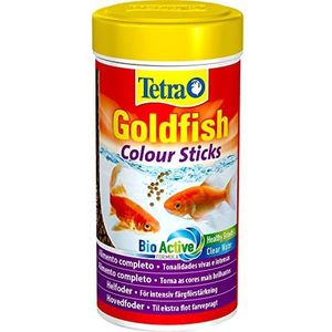 Tetra Goldfish Colour Sticks, visvoer dat natuurlijke kleuren benadrukt, 250 ml blik