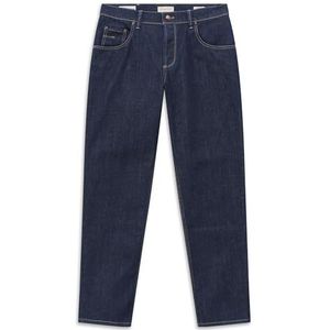 bugatti Heren Jeans 3339D-16677E Tapered Fit Raw Denim Stretch Soft Touch, 390-marine, 31W / 32L