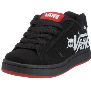 Vans B WIDOW VDE3288, Jongens Sportschoenen - Skateboarding, zwart, (digskul) zwart/rood/zwart), zwart, 38 EU