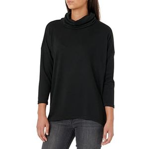 ONLY ONLELCOS Cowlneck 4/5 SOLID TOP JRS Pullover voor dames, zwart, XS, zwart, XS