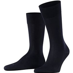 FALKE Heren Sokken Sensitive Malaga M SO Katoen Met comfort tailleband 1 Paar, Blauw (Dark Navy 6375) nieuw - milieuvriendelijk, 43-46