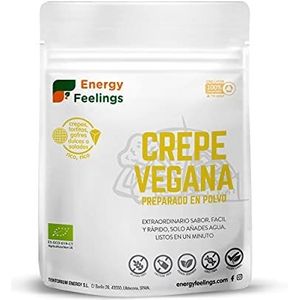 Energy Feelings Biologische veganistische crêpe - 200 g | 100% glutenvrij | eenvoudige bereiding | hoogste kwaliteit