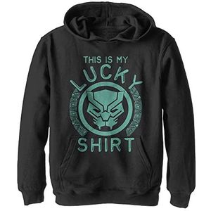 Marvel Lucky Panther Hoodie voor kinderen, uniseks, zwart, M