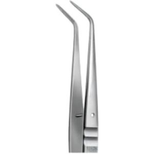 Hammacher College pincet, punt geribbeld, 150 mm lengte