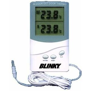Blinky 95885. – 10 digitale thermometer, binnen/buiten.