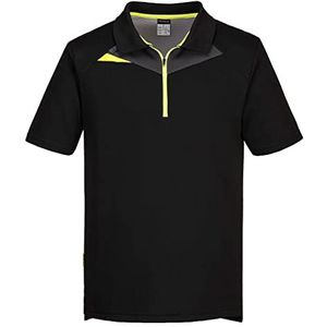 Portwest DX410-DX4 S/S-Zwart-Maat: L Polo Shirt, L