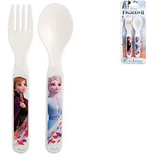 Lulabi 596146 Disney Frozen Löffel-Set aus Polypropylen