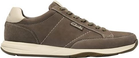 Clarks - Townview - Leren Veterschoenen - Bruin - Casual