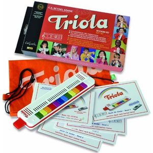 Triola by Seydel Triola Compleet geschenkpakket met 5 muziekboekjes, muziek maken met kleurrijke noten en tas