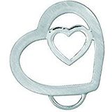 Pasionista Dames charms hanger 925 sterling zilver hart 604848