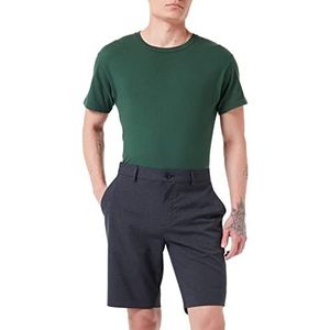 CASUAL FRIDAY CFCarsten Chino shorts voor heren, bermuda, korte broek met riemlussen, slim fit, donkergrijs melange (50818), 3XL