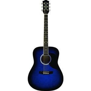 EKO GUITARS - RANGER 6 BLUE SUNBURST akoestische gitaar serie Ranger, kleur Blue Sunburst