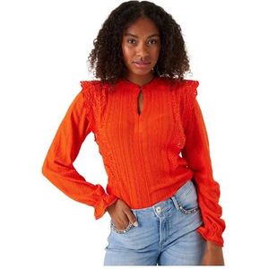 GARCIA - Overhemd - Oranje - Regular Fit