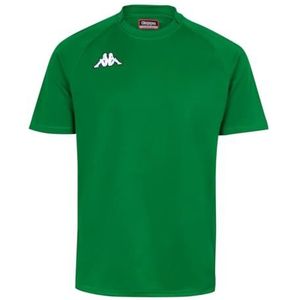 Kappa - Rugby-shirt Telese - Groen - 100% Polyester - Zwaar - Elastisch
