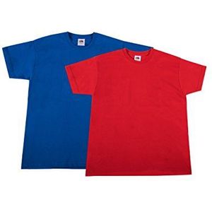 Fruit of the Loom Valueweight T-shirt (set van 2) voor kinderen - multi - 164