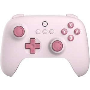 8Bitdo Ultimate C Bluetooth Controller for Switch with 6-axis Motion Control and Rumble Vibration (Pink)