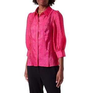 Peppercorn Dames shirt met 3/4 mouwen, Fuchsia Rood, 34
