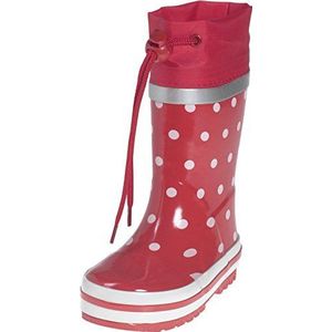 Playshoes - Regenlaarsje Stippen - Rood - maat 24-25EU