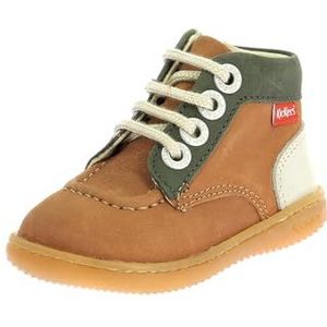 KICKERS KICKICONIC Enkellaarzen, uniseks, kinderen, 24 EU, camel, beige, 24 EU