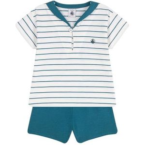 Petit Bateau 2-delige set voor babyjongens, Marshmallow/Dragonfly, 24 Maanden