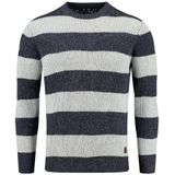 KEYLARGO heren harry round trui, Navy-silver (2202), M
