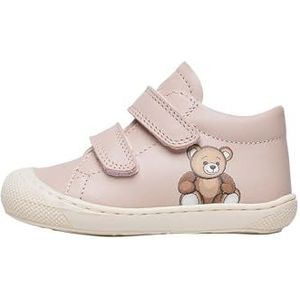 Naturino Cocoon Bear VL, kinderschoenen voor meisjes 0-24, Poeder Roze, 17 EU