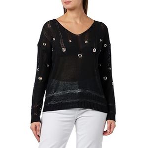 RAIDO Gebreide damestrui 23723417-RA02, zwart, XS/S, zwart, XS/S