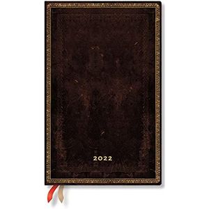 Paperblanks 12 Month Planners 2022 Black Moroccan | Vertical | Maxi (135 × 210 mm)