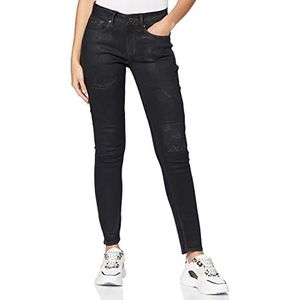 G-Star Raw dames Jeans 3301 Mid Skinny, Zwart (Black Radiant Cobler Restored B472-b997), 26W / 34L