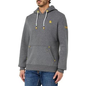 acalmar Heren hoodie 36613735-AC01, grijs melange, L, grijs melange, L