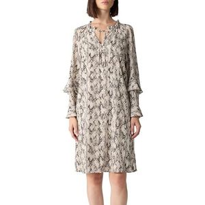 comma - A-lijn Jurk - Chiffon - Elegante Stijl