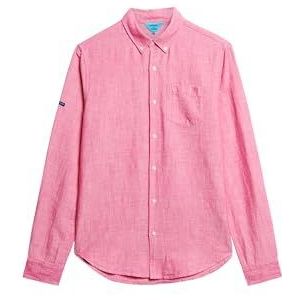 Superdry Sweatshirt met lange mouwen voor heren, Vibe Pink, S