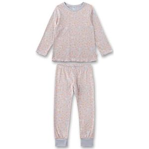 Sanetta Kinderpyjama voor meisjes, lang, 100% biologisch katoen, powder blue, 92 cm