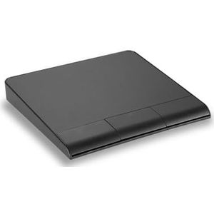 Perixx PERIPAD-706 Wireless Slim Touchpad, Multi-Device Bluetooth en 2.4G RF, USB-C oplaadbaar, groot formaat 13,5 x 11,6 x 1,4 cm, zwart