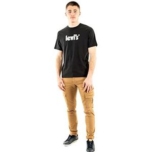 Levi's - Relaxed Fit T-shirt - Zwart - Katoen