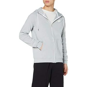 Nike Heren M NSW MODERN HOODIE FZ FLC Sweater, lt smoke grijs/ijs zilver/Wit/(wit), XL