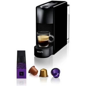 Krups Nespresso Essenza Mini XN1108 koffiecupmachine, 0,6 liter, 19 bar, Energiebesparende modus, Zwart