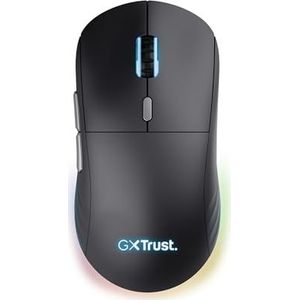 Trust Gaming GXT 926 Redex II Oplaadbare Draadloze Gaming Muis 2.4GHz, 65h Batterij, Kailh-Switches, 10000 DPI, 6 Programmeerbare Knoppen, Wireless Gaming Mouse RGB PC, Computer, Laptop, Windows