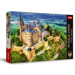 Trefl Premium Plus - Puzzle Photo Odyssey: Hohenzollern kasteel, Duitsland - 1000 stukjes, Unieke fotoserie, Perfect passende elementen, voor volwassenen en kinderen vanaf 12 jaar